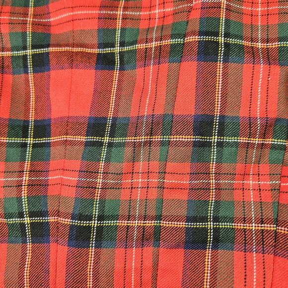 Vintage Versus Gianni Versace Jacket Womens 44 Plaid Wool Gold Button Italy 90s - Picture 5 of 16